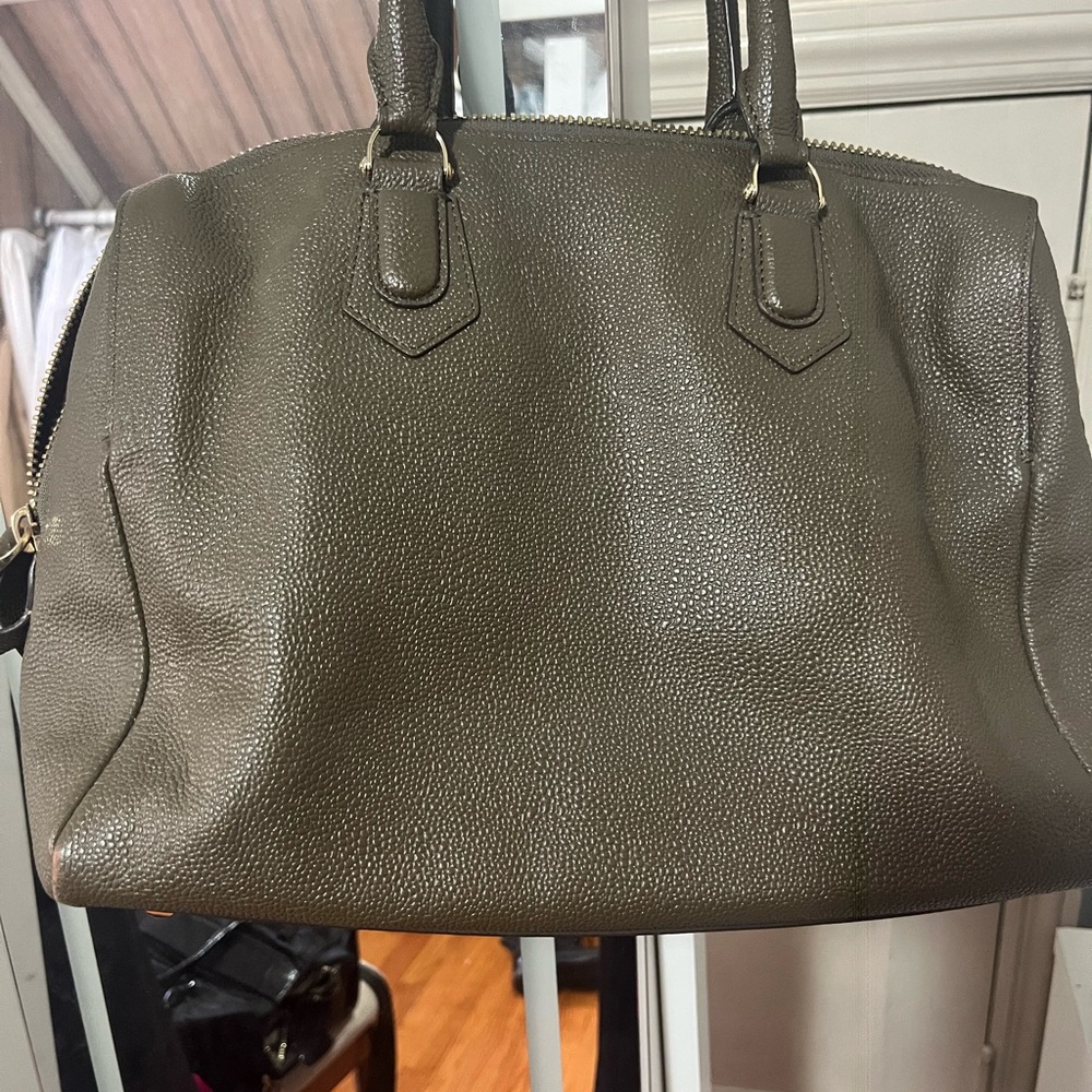 Henri Bendel Olive Green Satchel - Picture 3 of 9